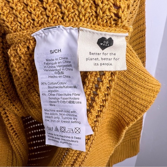 MADEWELL Golden Yellow Seville Pullover Sweater - Picture 5 of 7